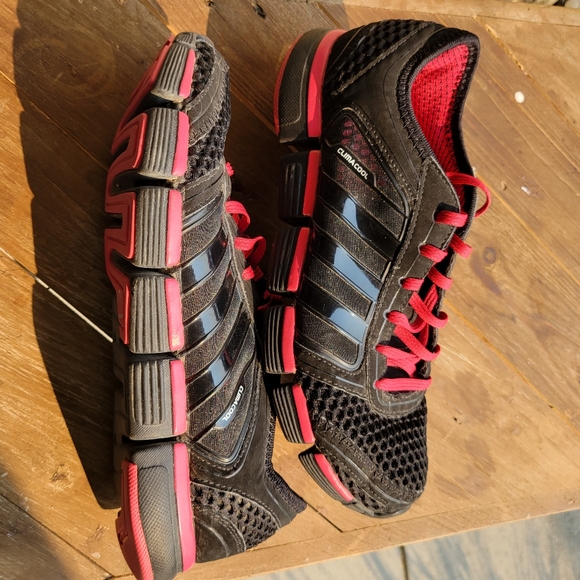 Adidas climacool black & pink size 8 womans - Picture 3 of 7